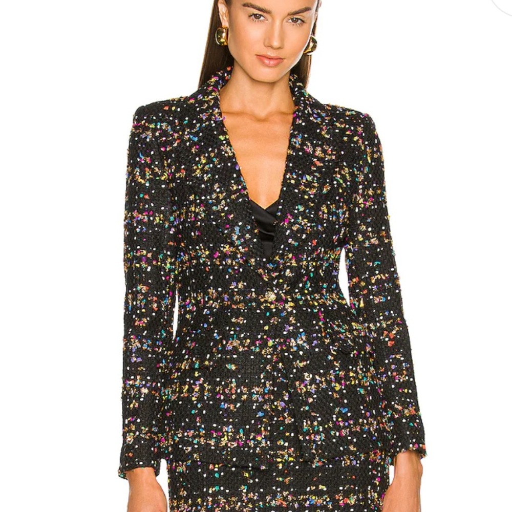 $319 Amanda Uprichard Aldridge Blazer in Tinsel
Size Small 
New without tags